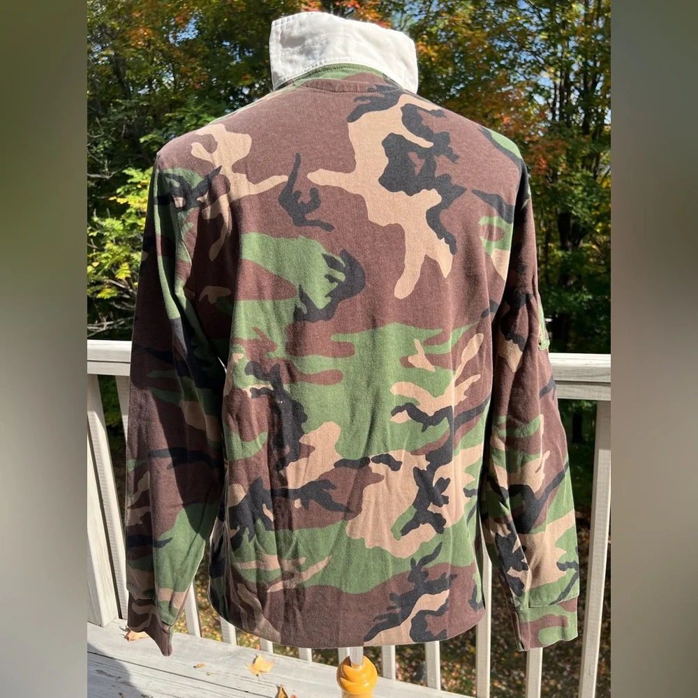 Polo Ralph Lauren Camouflage Camo Long Sleeve Rugby Shirt - Picture 3 of 5